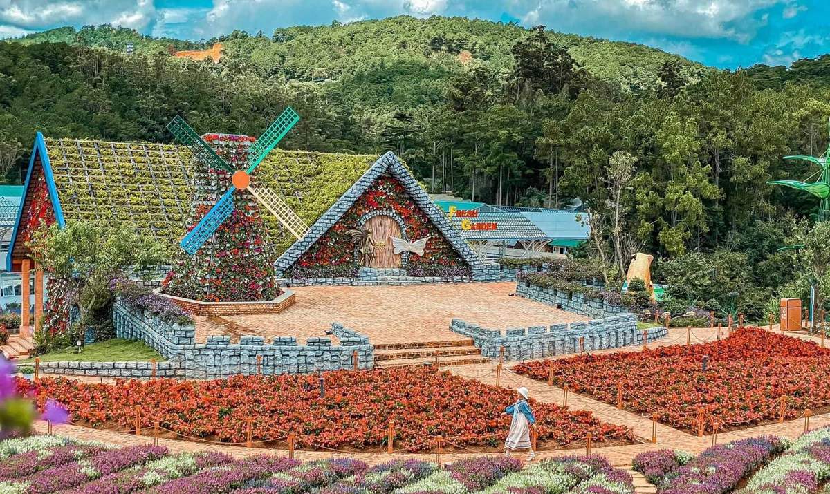 Tour 3: Check-in địa điểm hot Đà Lạt 2026 – Vui chơi và khám phá nông trại